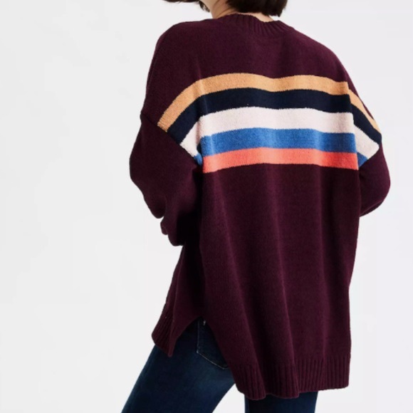 AE Chenille Crew Neck Oversized Sweatee - Picture 2 of 5